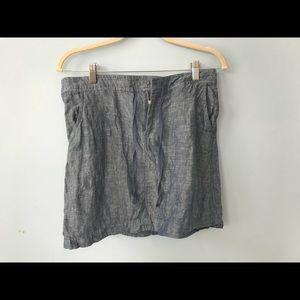 Denim max studio skirt